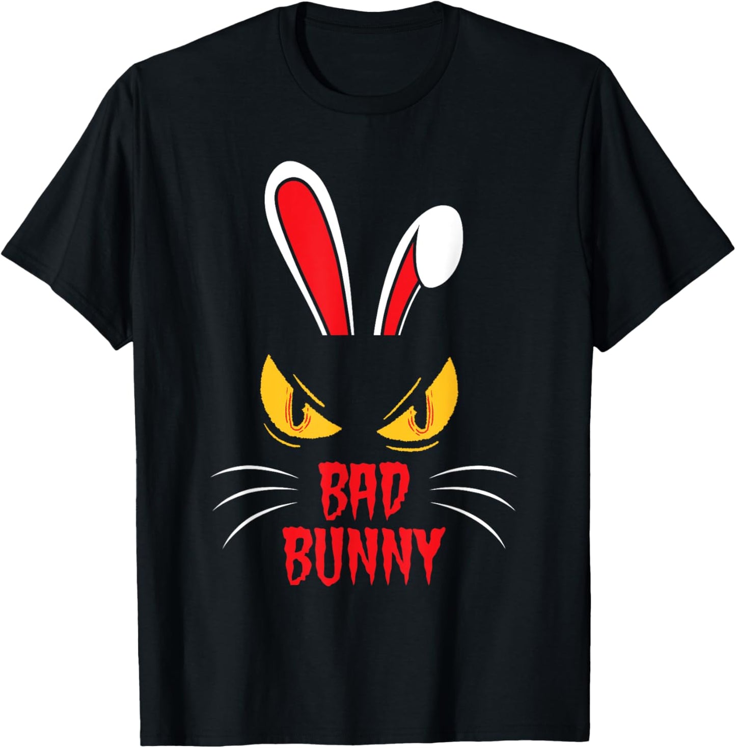 Bad Rabbit Creepy Rabbit Cool Animal Friend T-Shirt