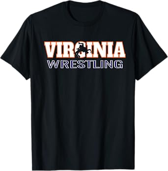 Virginia Wrestling Freestyle Wrestler Team State Pride Gift T-Shirt