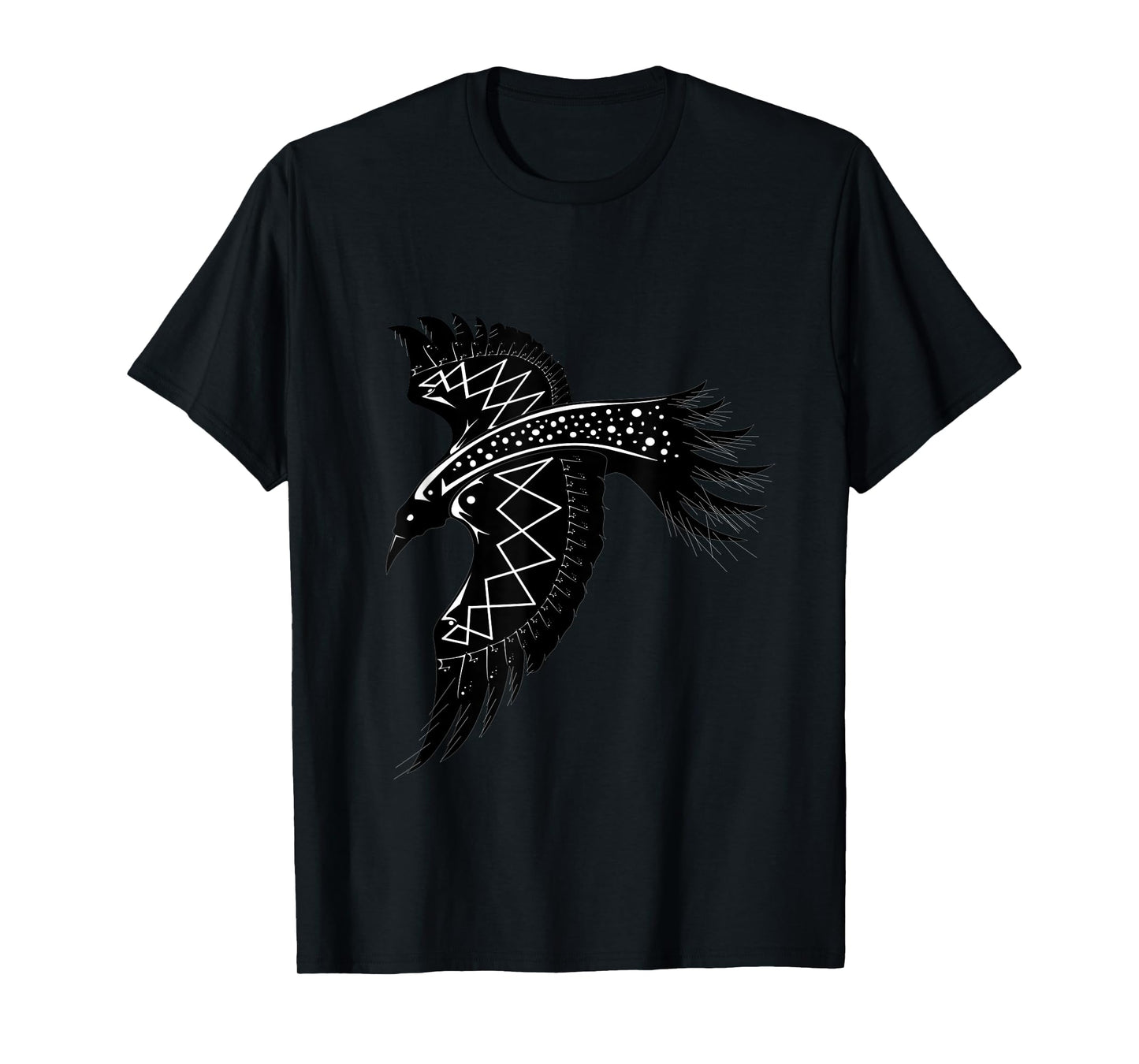 Crow Raven Norse Viking style gift for Vikings lover T-Shirt