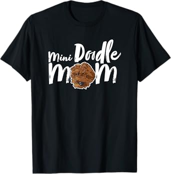 Mini Doodle Mom Dog Cute Girly Dog Mama Goldendoodle Breed T-Shirt