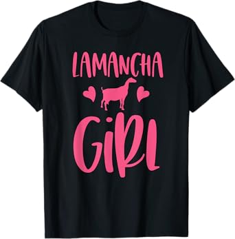 Lamancha Goat Shirt - Female Gift for Lamancha Goat Girl T-Shirt