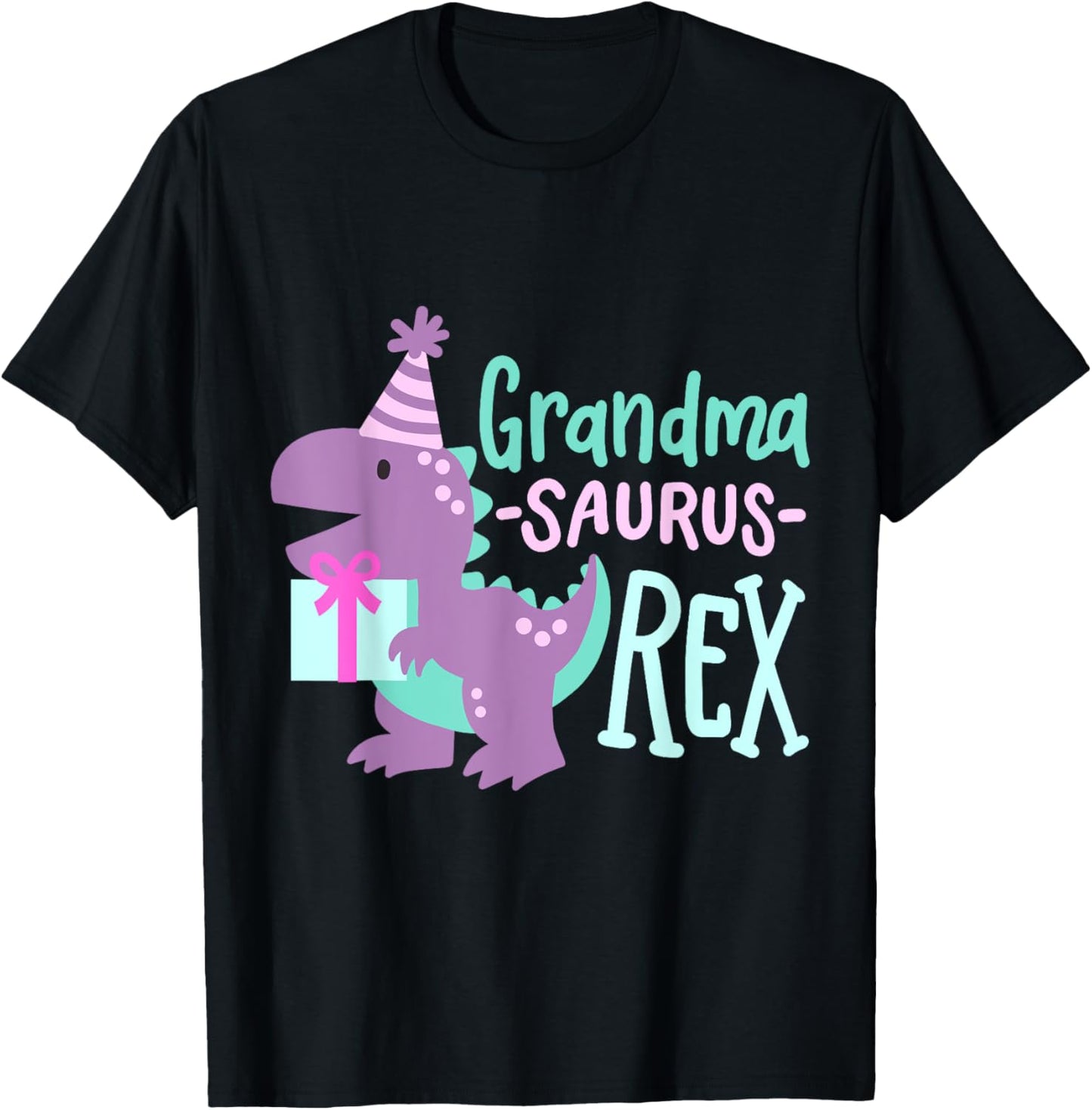 Dinosaur Birthday Grandma Saurus T Rex Family Matching Party T-Shirt