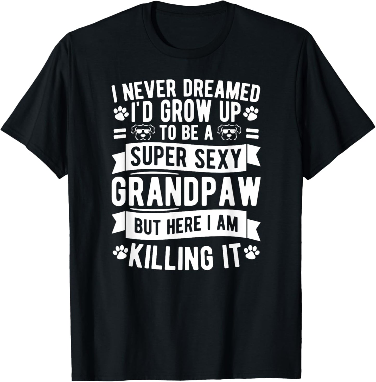 To Be A Grandpaw Grandpa Dog Grandpaw T-Shirt