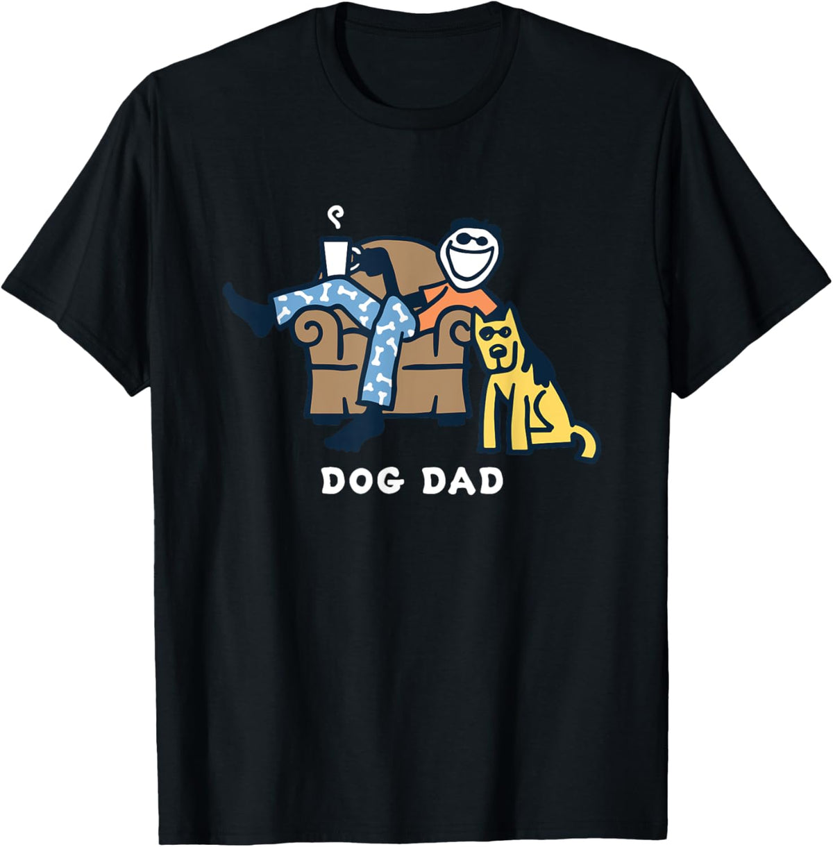 Funny Dog Dad, Father's Day Unisex for Men, Women T-shirt