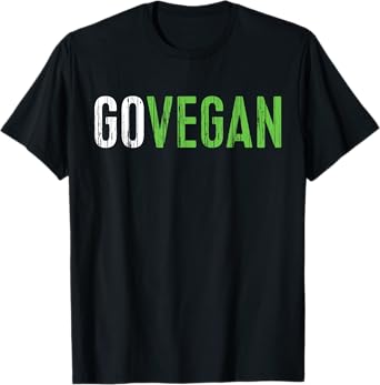 Go Vegan Shirt Men Women Kids Vegetarian T-Shirt
