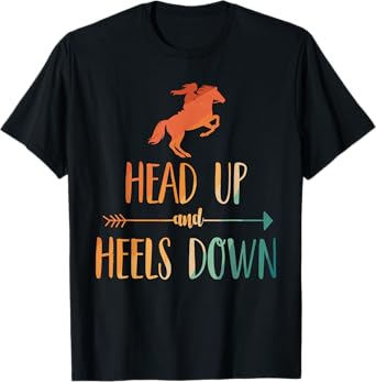 Horse Riding Art For Women Girls Horseback Lover Equestrian T-Shirt