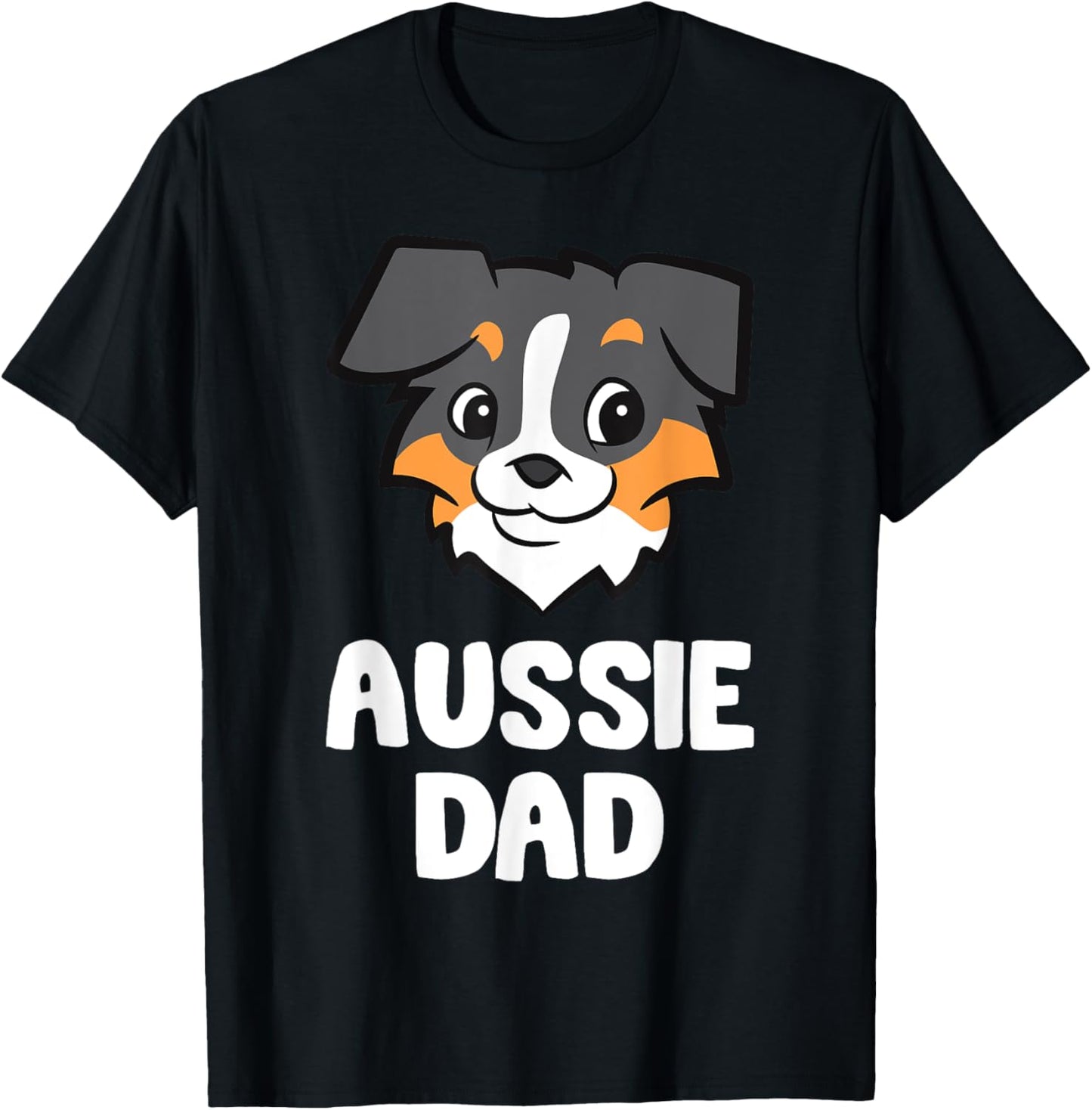 Aussie Dog Owner Papa Funny Aussie Dad T-Shirt