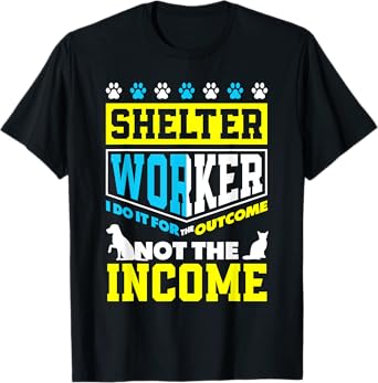 Animal Rescue Pet Adoption Shelter Worker T-Shirt