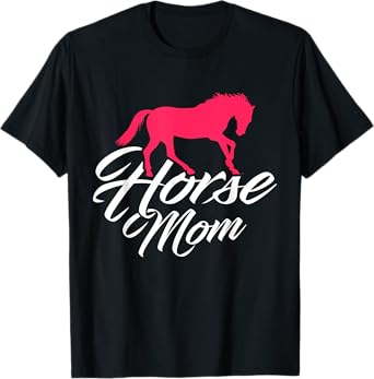 Funny Horse Riding Mom Horseback Riding Horse Mom T-Shirt