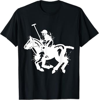 Polo Player Horse Sport Ride Riding Equestrian Sport Love T-Shirt