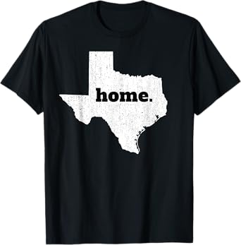 Texas Home State Map Pride T-Shirt