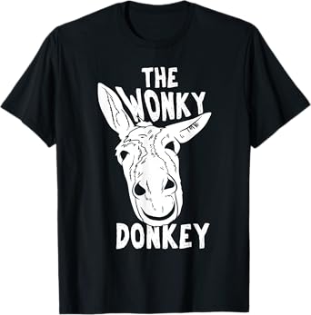 The Wonky Donkey Funny Donkey Lover Farm Animal T-Shirt