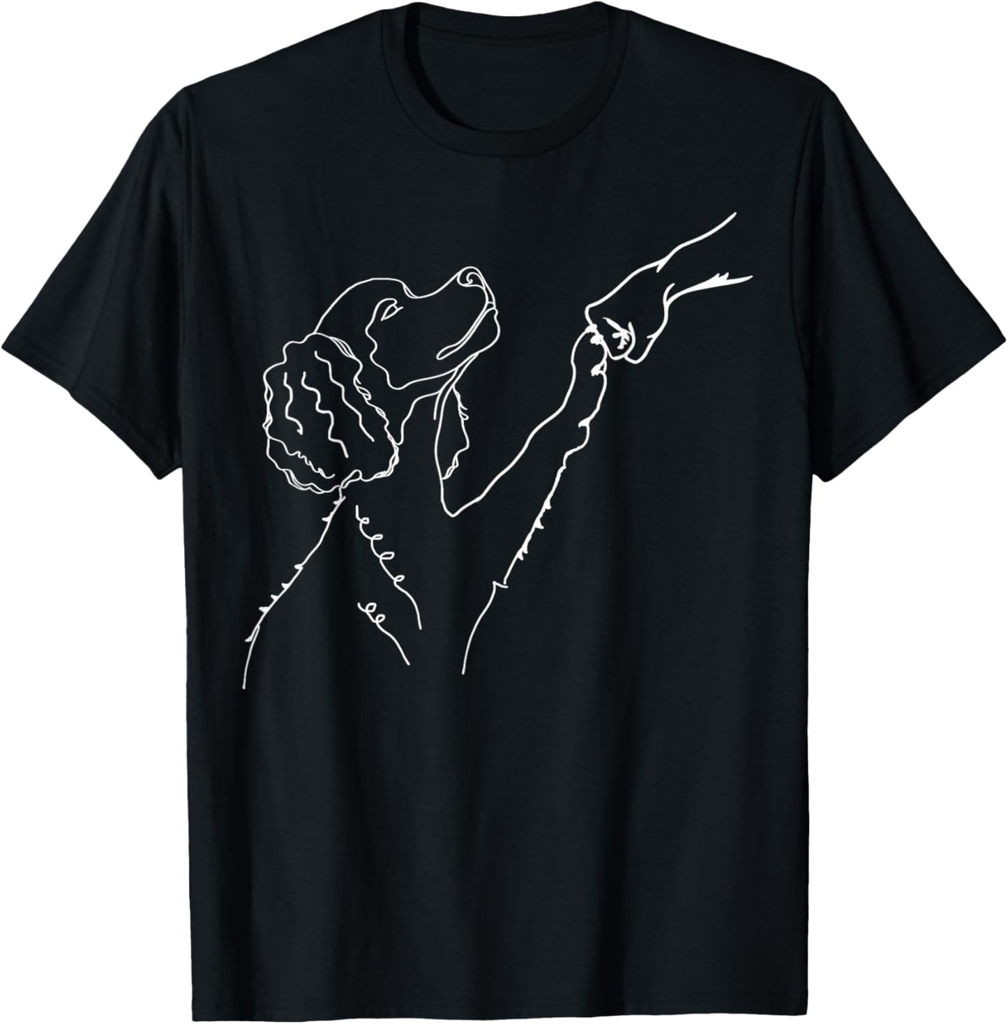 Poodle Doodle Fist Bump, Dog Fist Bump, Poodle Doodle T-Shirt