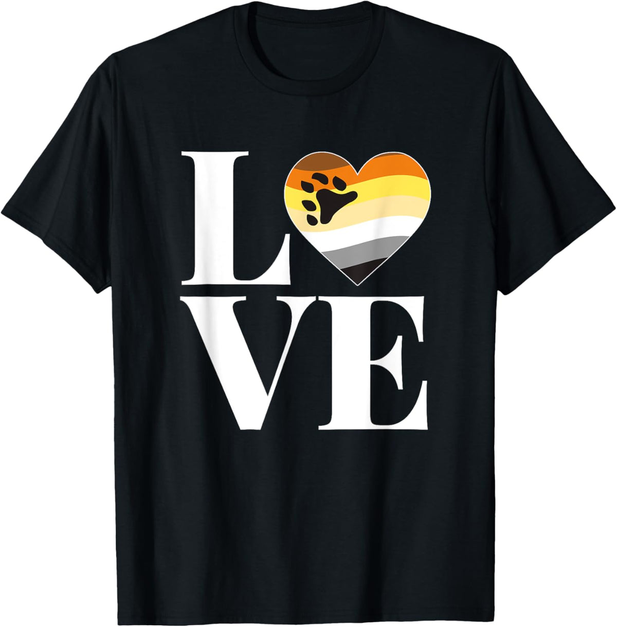 Hairy Gay Men LOVE Masculine Shirt for LGBT Bear Pride Flag T-Shirt