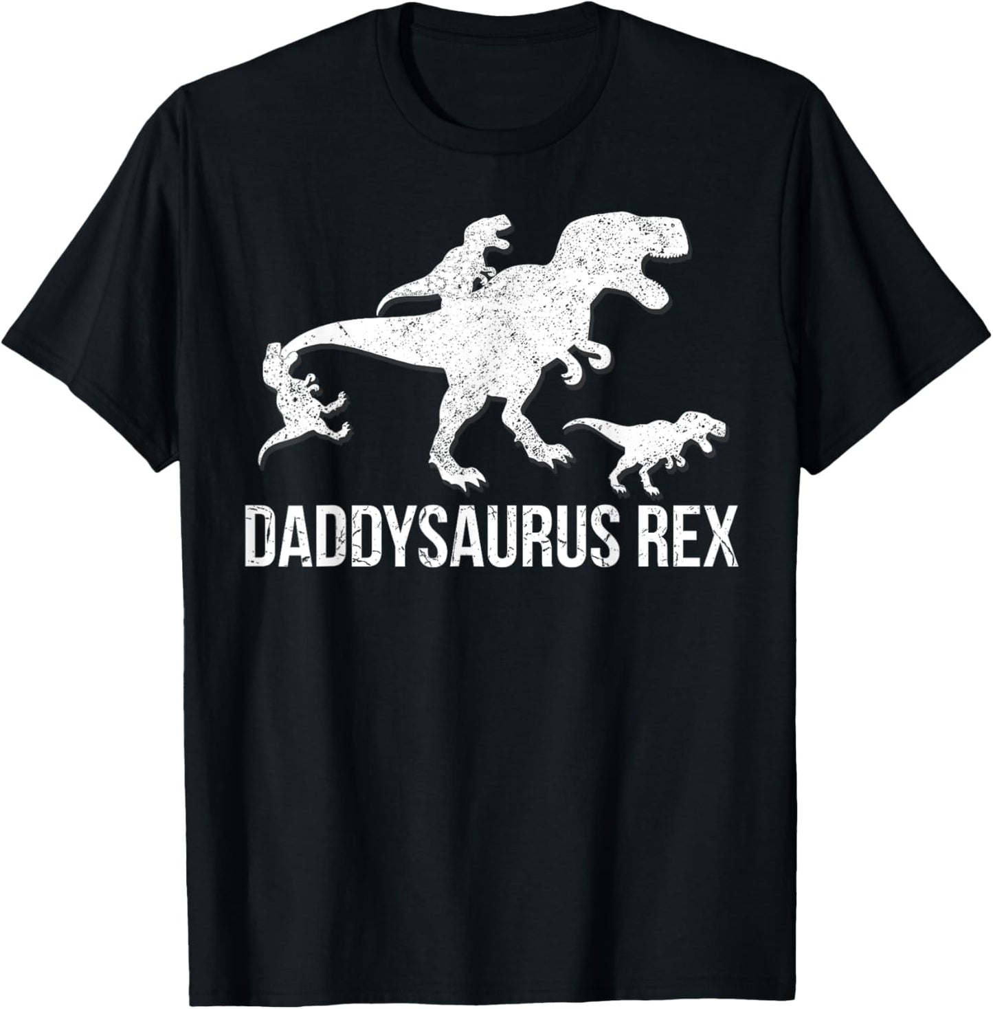 Daddysaurus rex 3 kids daddy dinosaur T-Shirt