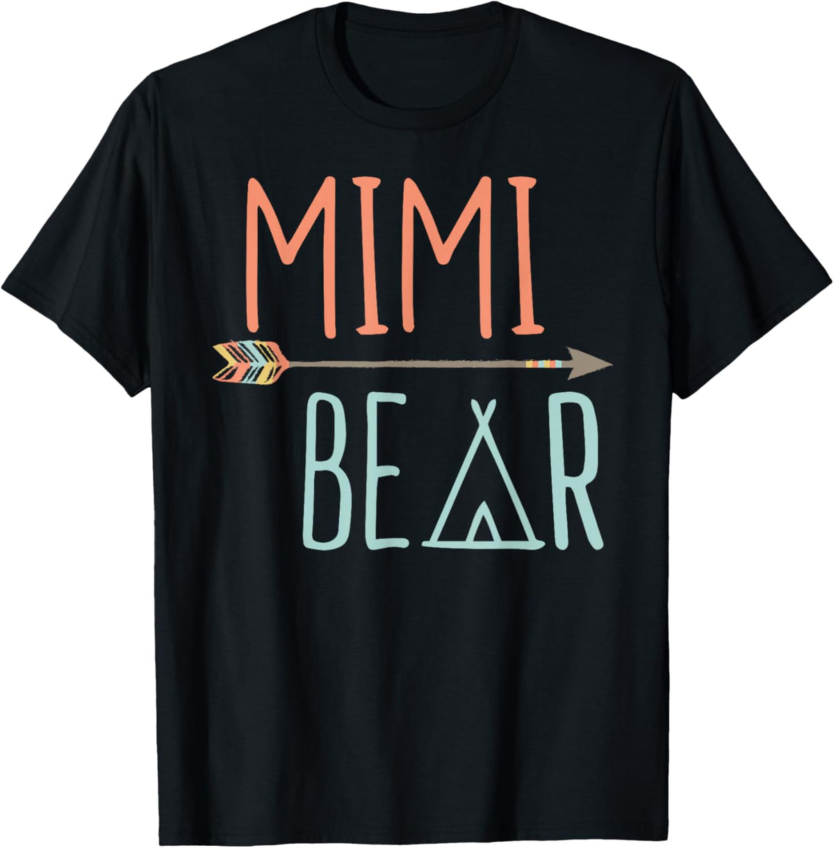 Tribal Arrow Mimi Bear Shirt Grandma Shirt T-Shirt