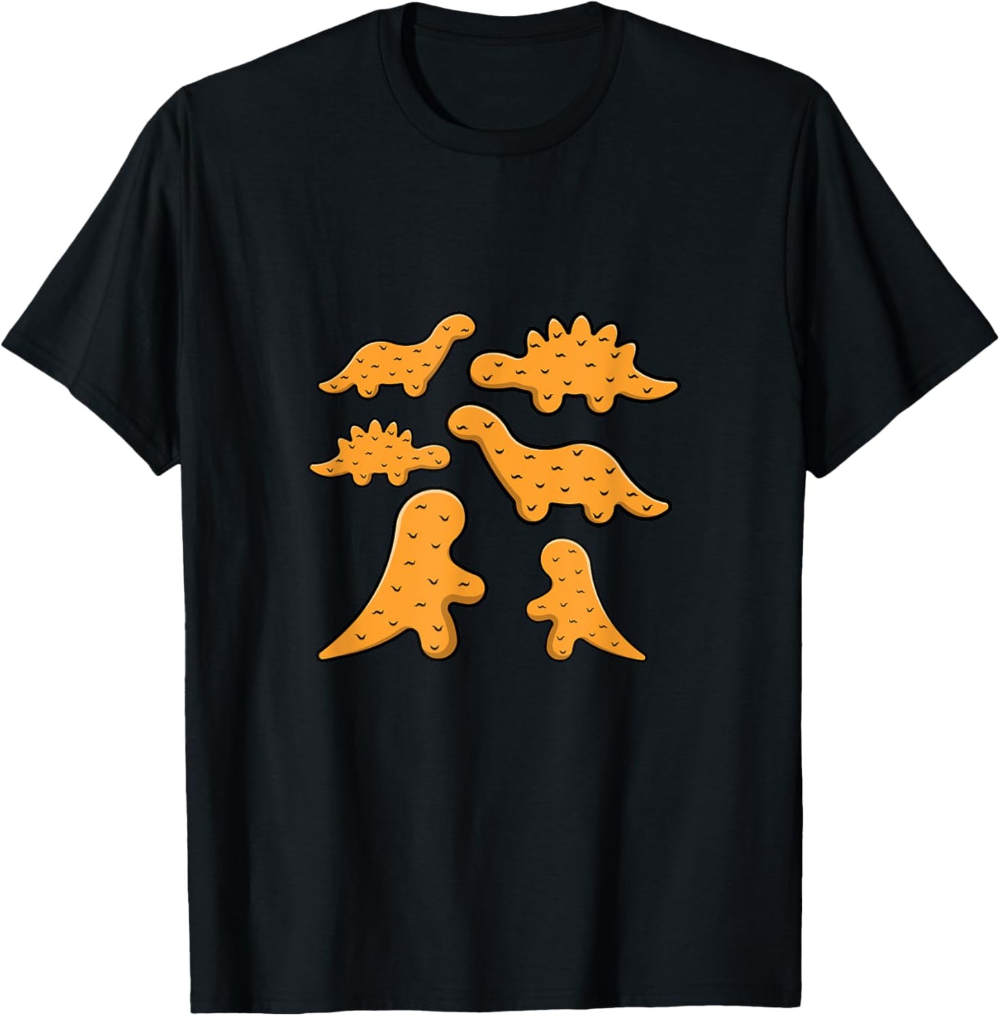 Chicken Nuggets Dinosaur Shape Dino Nugget T-Shirt
