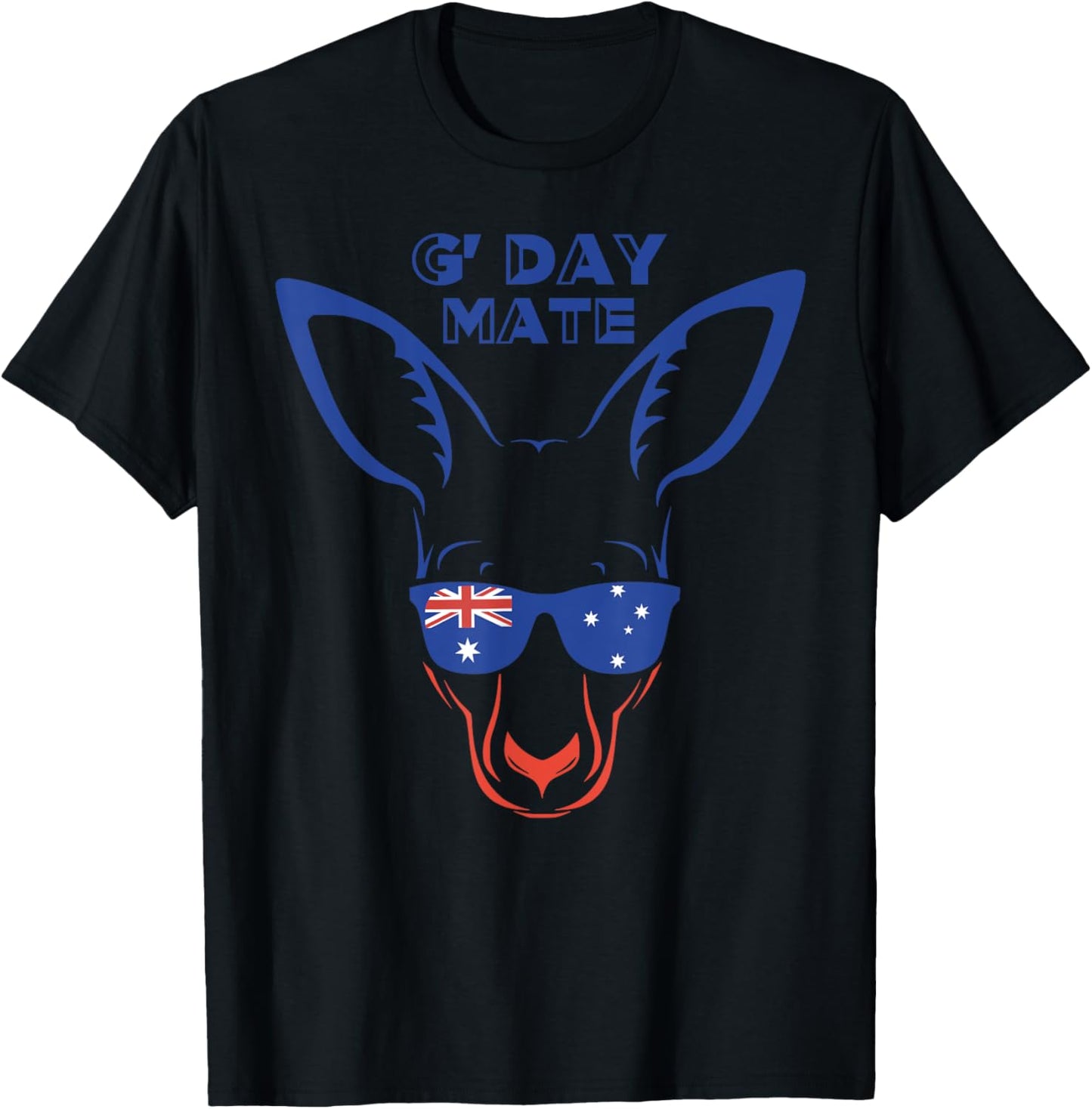 Australia G'Day Mate Shirt Funny Kangaroo Australian Symbol T-Shirt