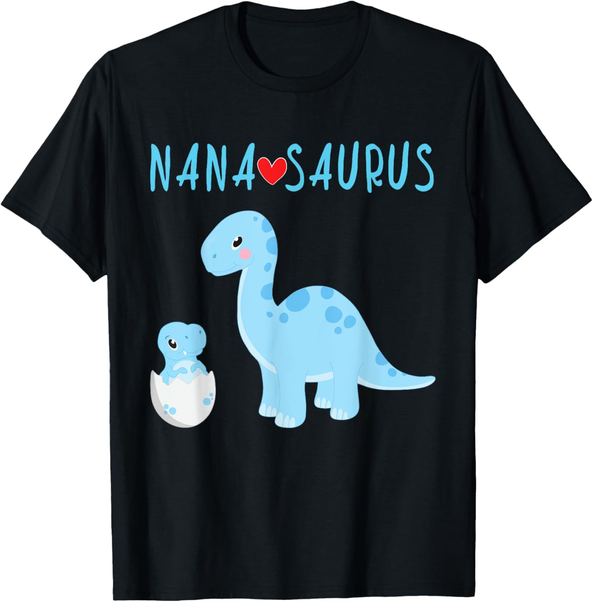 Womens Nana Saurus Dino Grandma Matching Dinosaur Granny T-Shirt
