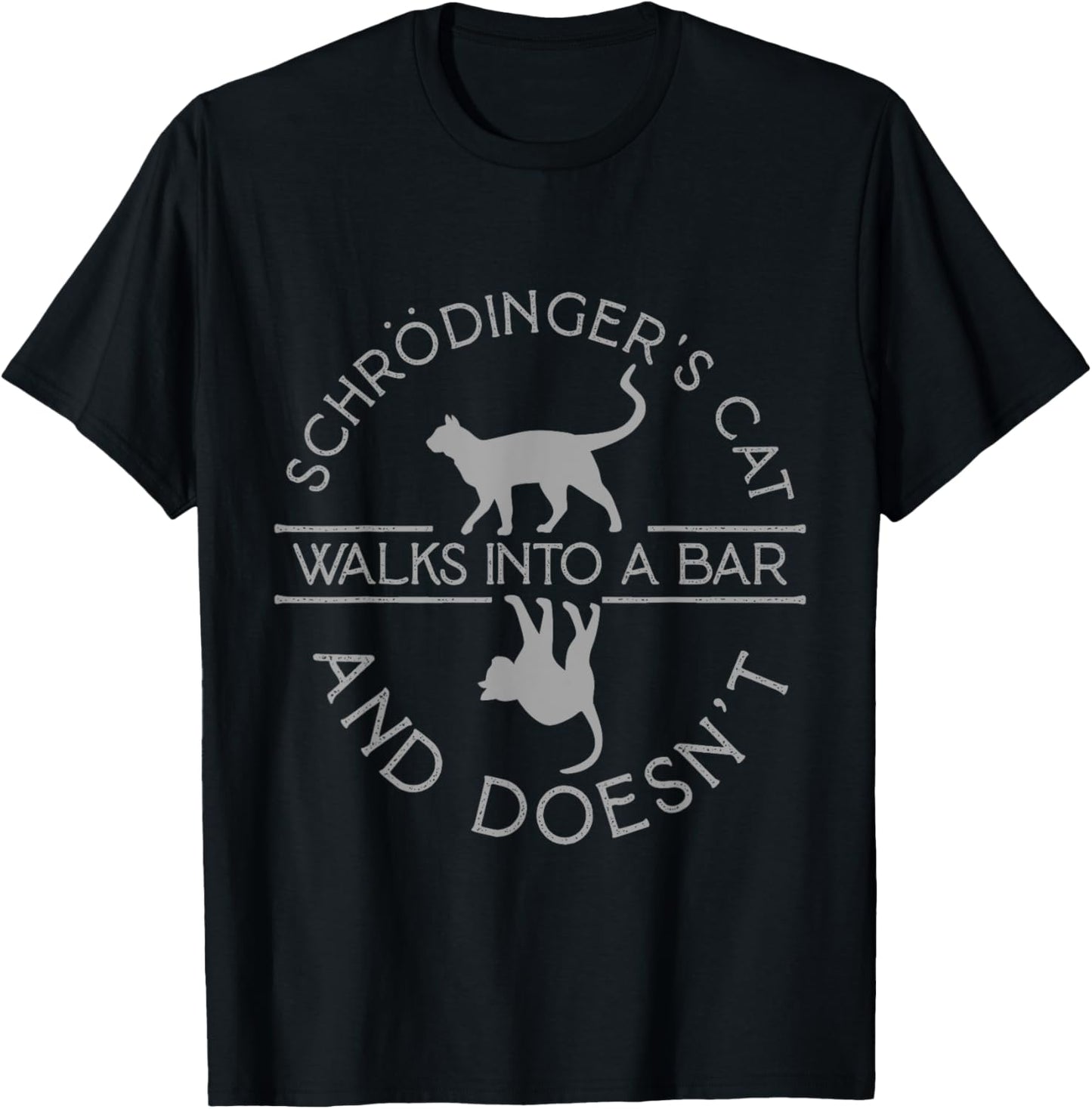 Physics Lover Science Professor Gifts & Tees Schrodingers Cat Physics T-Shirt