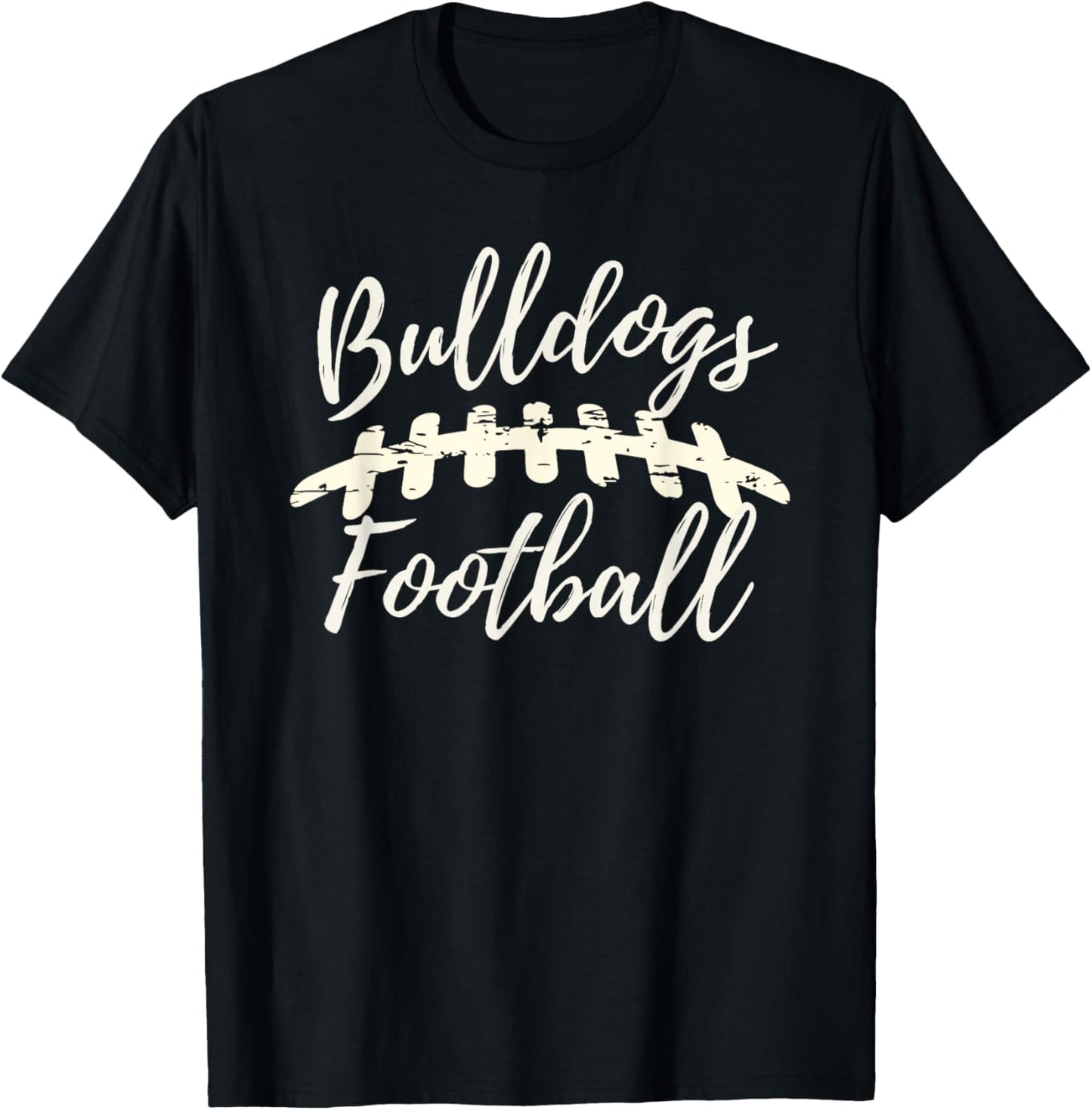 Bulldogs Football School Spirit Team Mascot Game Day Night T-Shirt