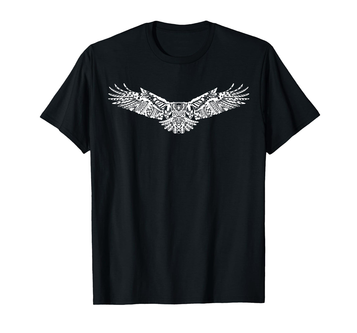 Indigenous Tribal Flying Eagle Design Thunderbird T-Shirt