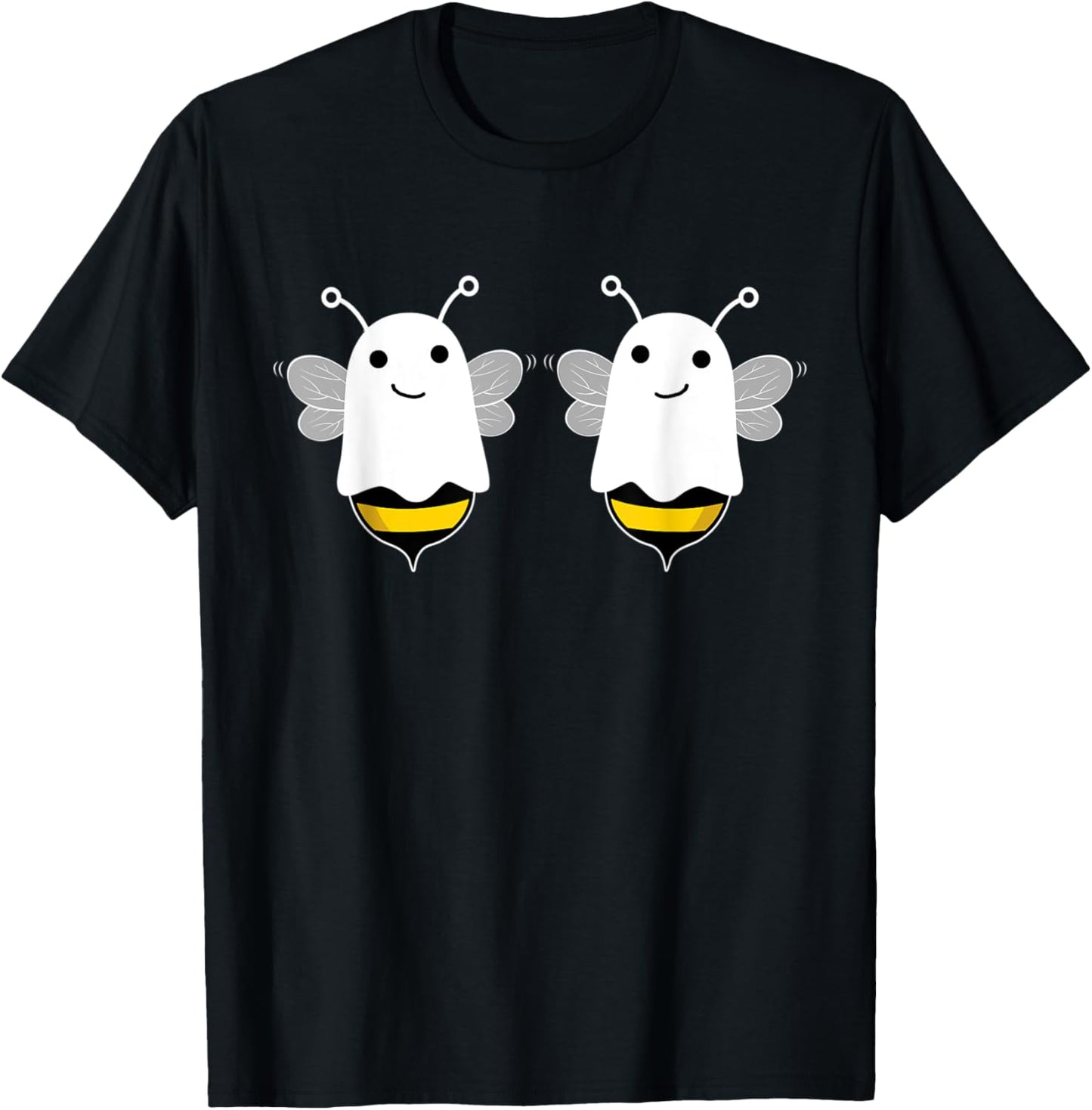 Cute Ghost Bees Funny Couples Halloween Costume For Women's T-Shirt