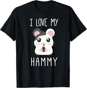 I Love My Hammy T Shirt for Hamster Lovers T-Shirt