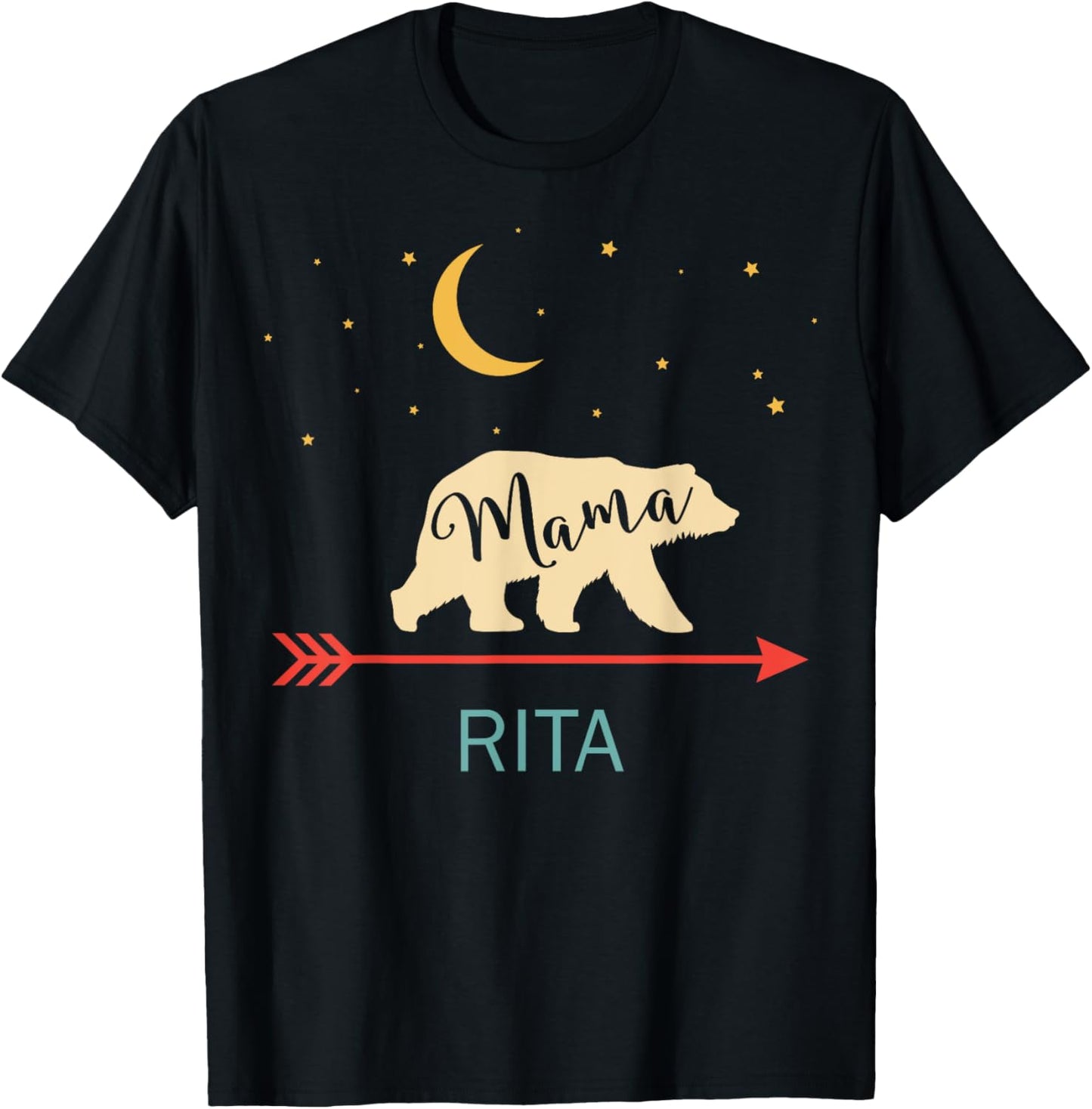 Rita Name Shirt Mama Bear Retro Mothers Day Gift T-Shirt