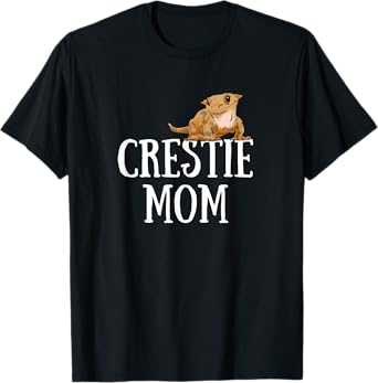 Crested Gecko Mom, Gecko Lover, Cute Crestie, Reptile Mom T-Shirt