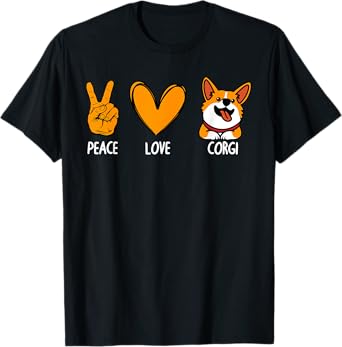 Funny Corgi Design For Men Women Kids Puppy Corgi Dog Lover T-Shirt