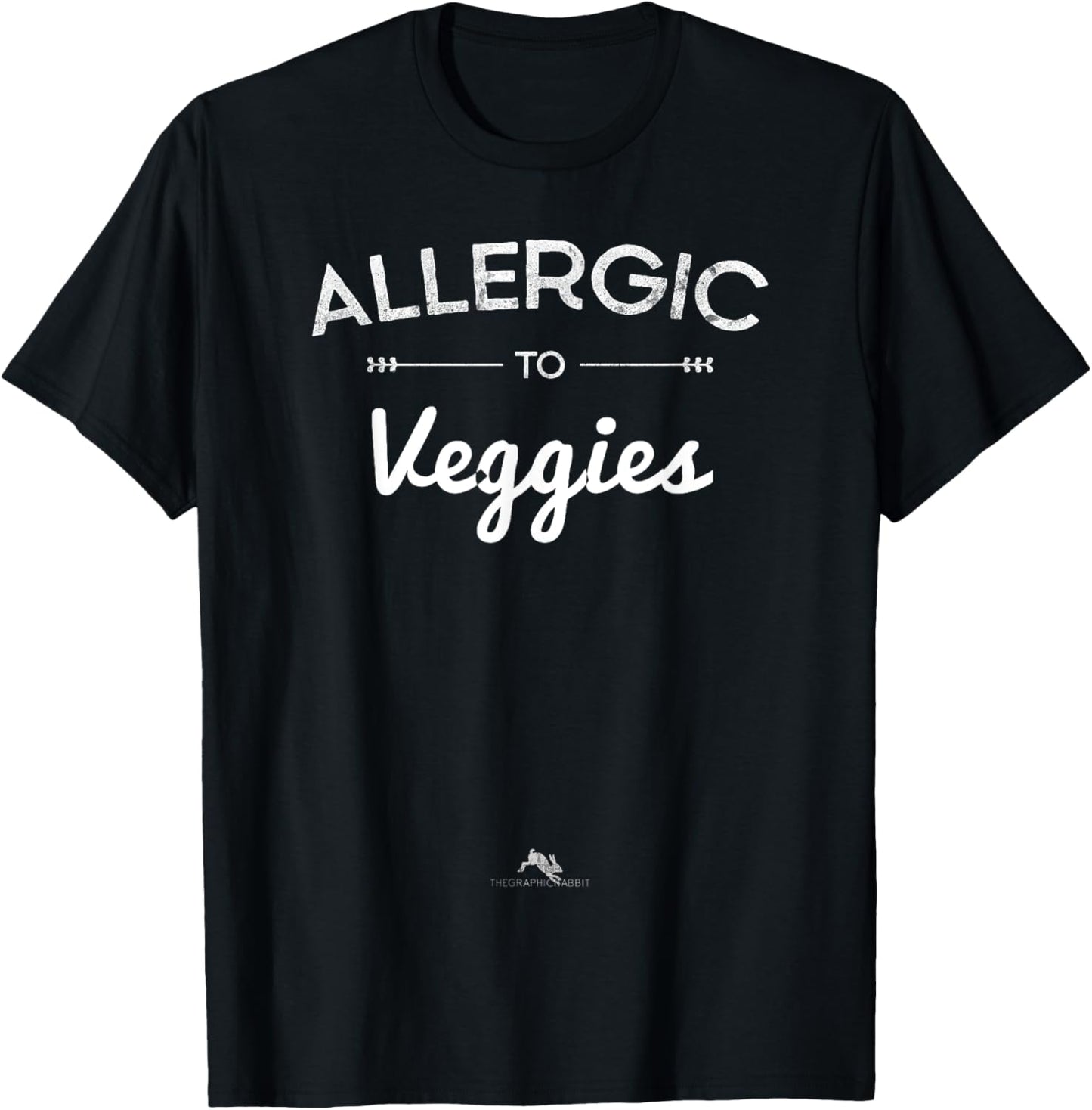 Allergic to Veggies T-shirt for the Sarcastic Introvert T-Shirt