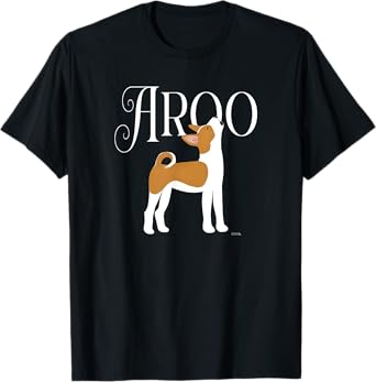 Howling Basenji Puppy AROO A Sound of Singing Happy Pack Dog T-Shirt
