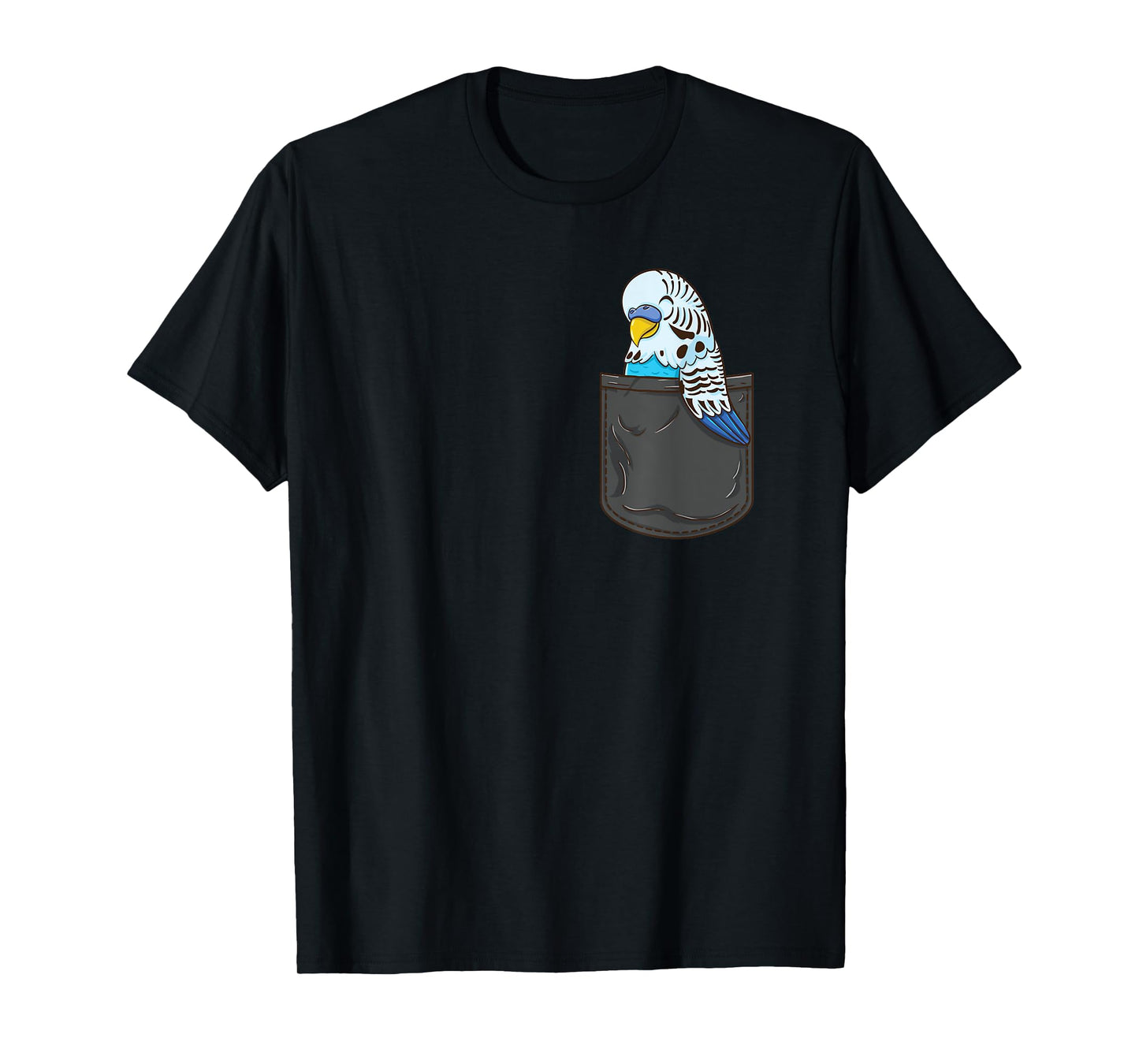 Budgie In Pocket Parakeet T-Shirt