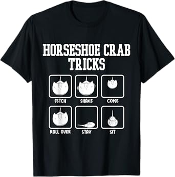 Encycloart Horseshoe Crab Stuffed Animal Xiphosura Crabs T-Shirt