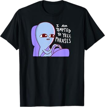 Threadless Nathan W. Pyle I Am Tempted To Yell Graphic T-Shirt