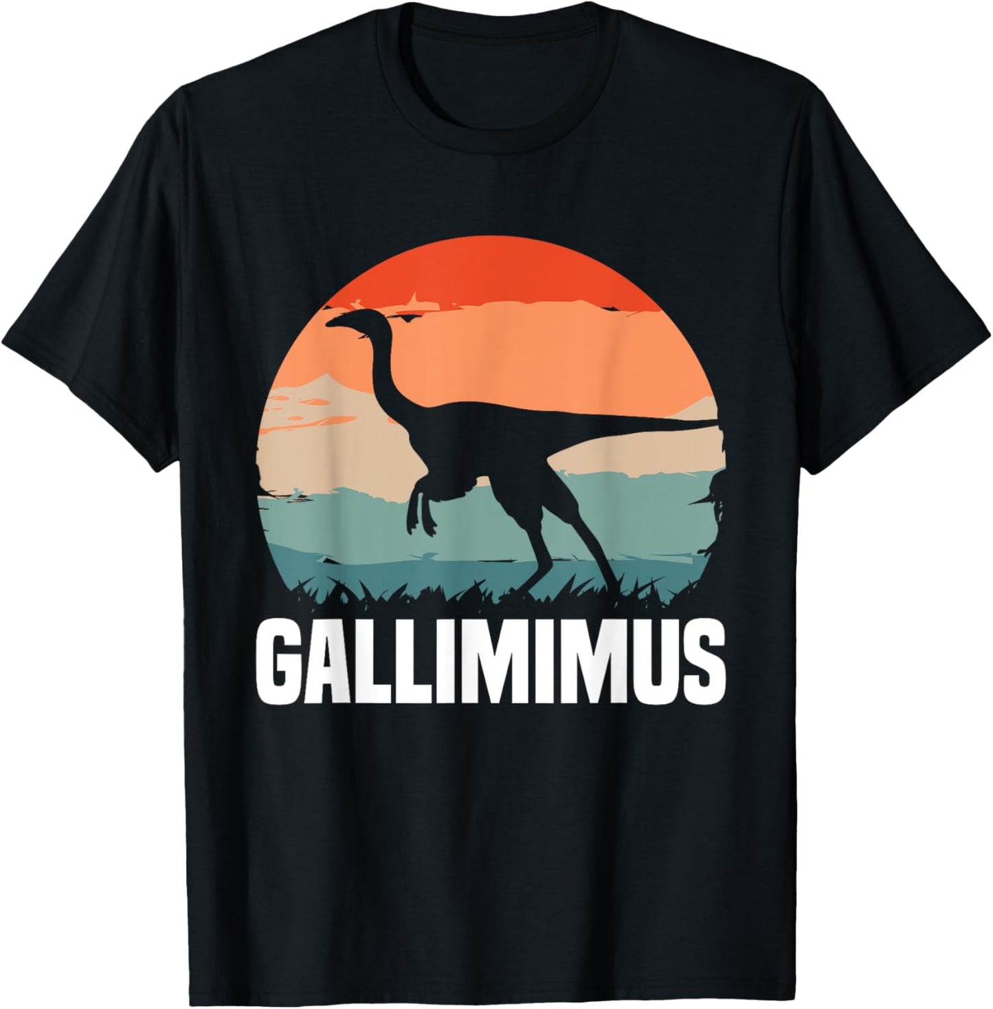 Retro Vintage Gallimimus Lover T-Shirt