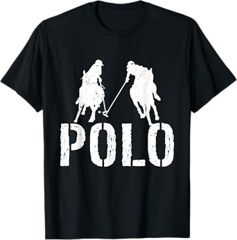 Polo Players Horseback Riding Horse Equestrian Sports T-Shirt