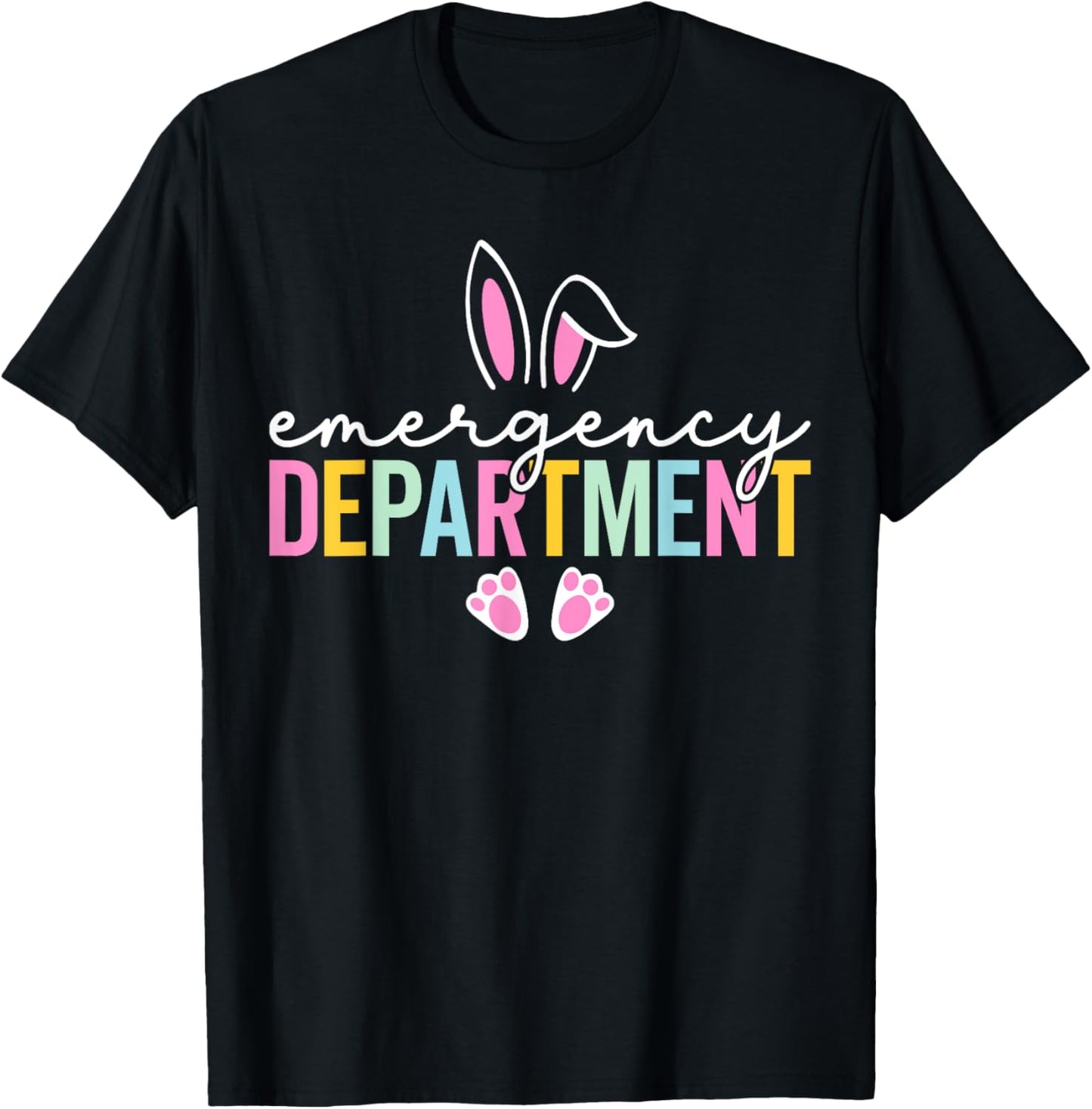 Emergency Department Bunny Emergency Room ER Nurse Easter T-Shirt