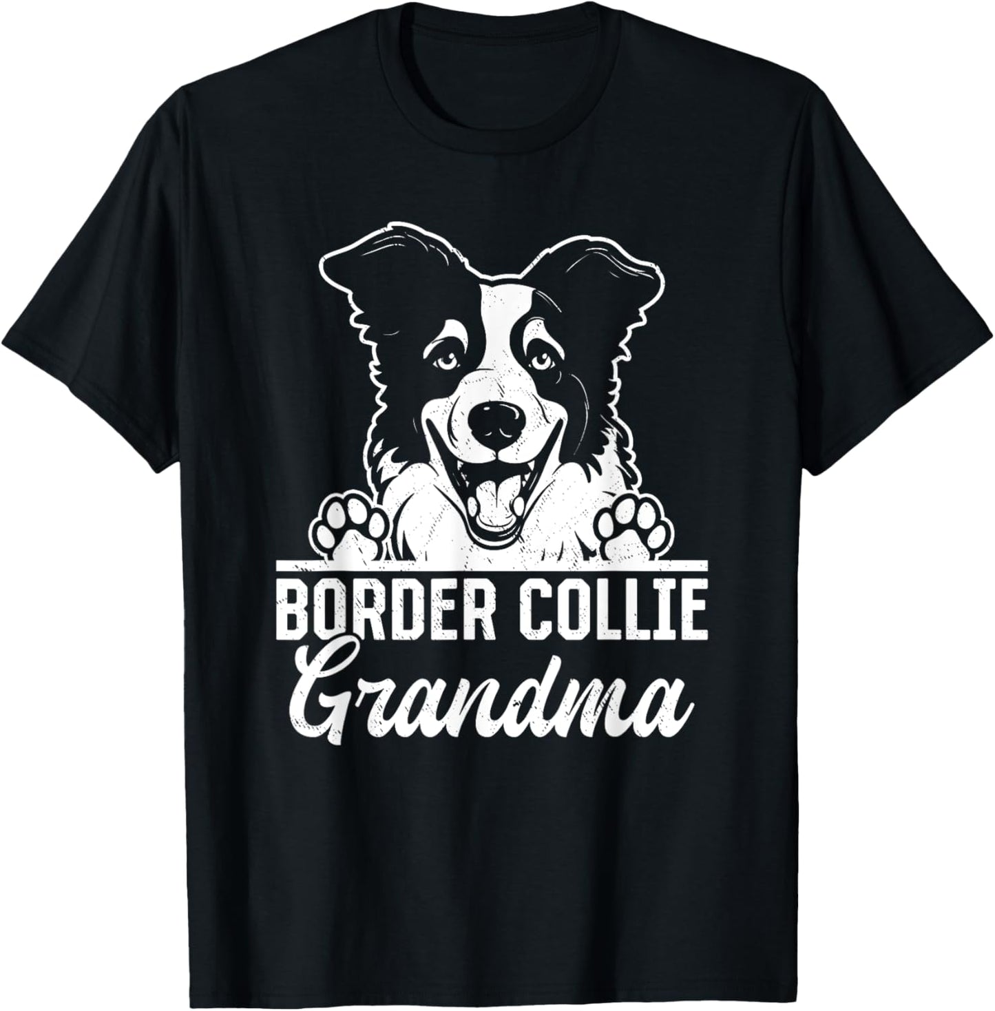 Border Collie Dog Lover Border Collie Grandma T-Shirt