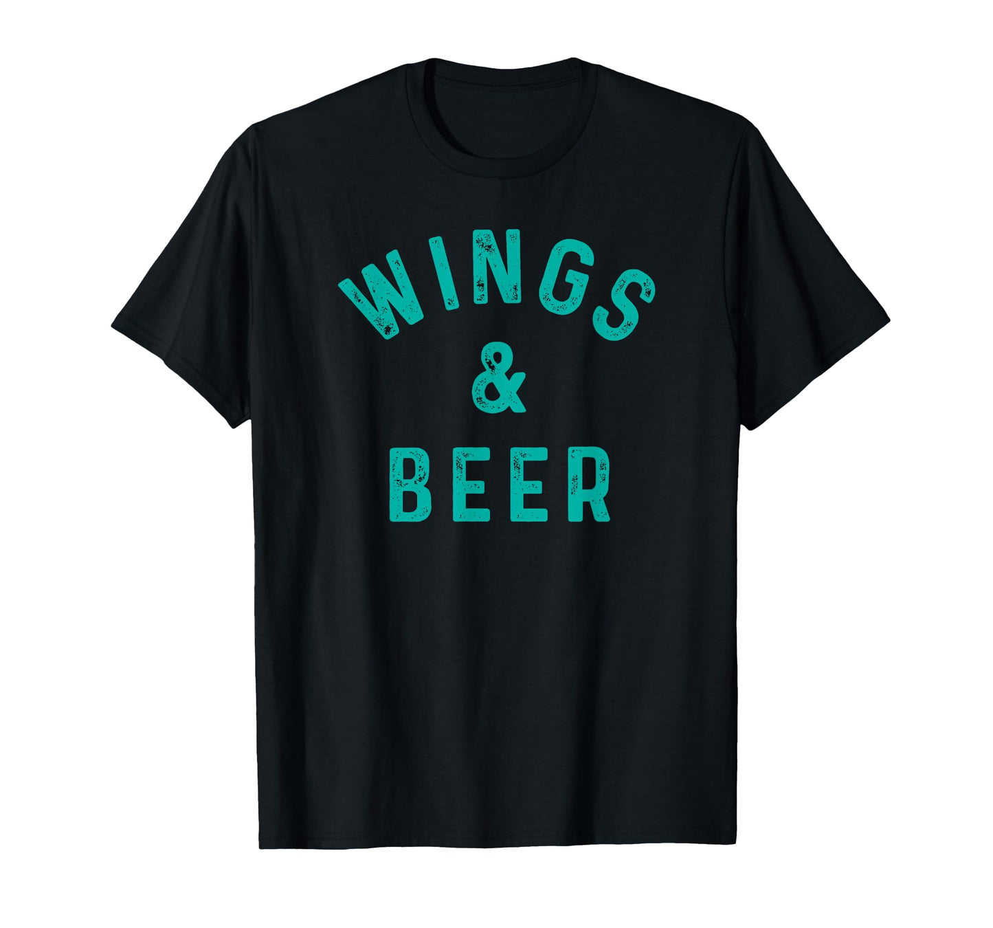 Wings & Beer Funny Buffalo Chicken and Beer Drinker T-Shirt