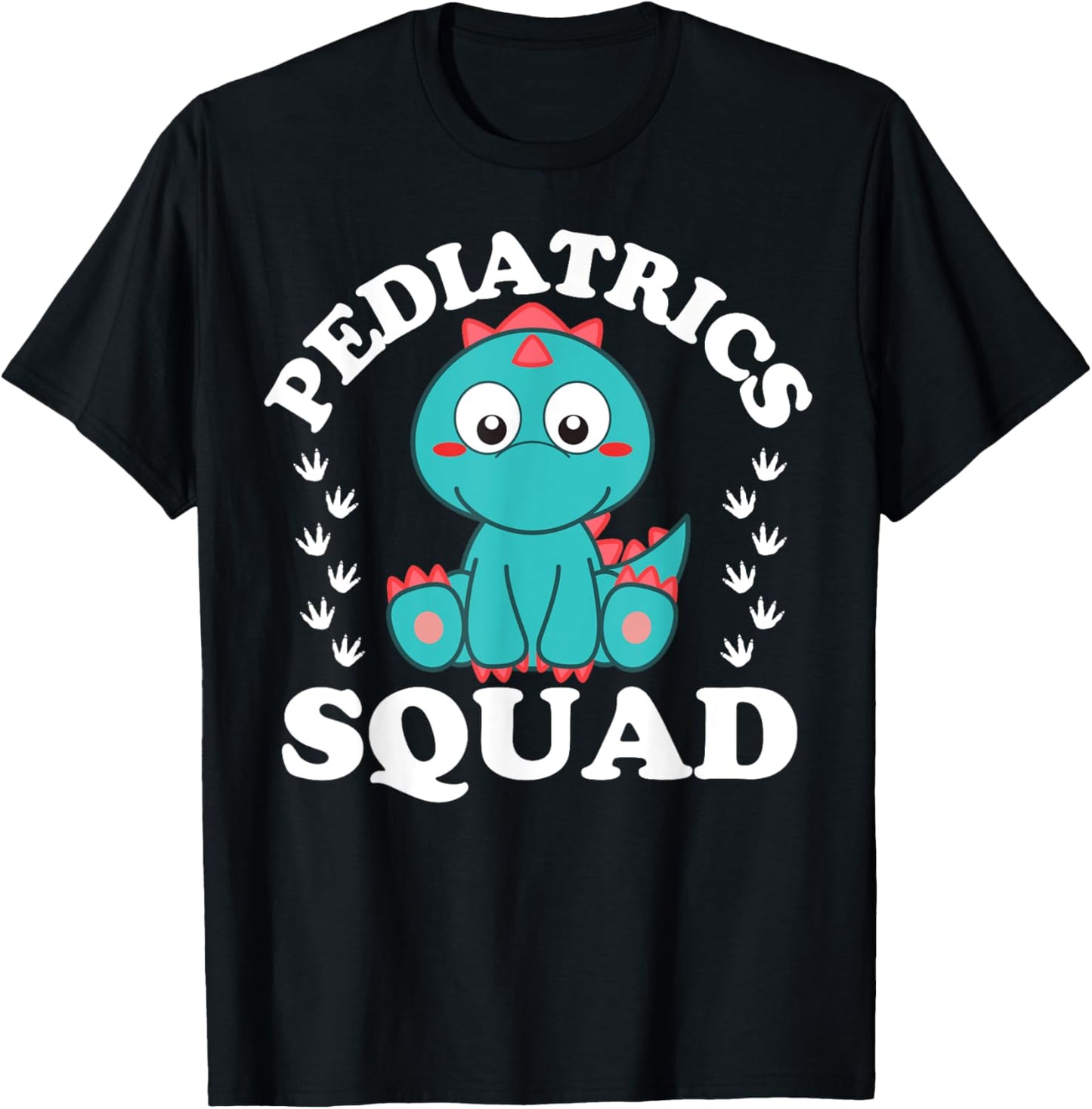 Happy Nurse Week 2023 Pediatrics Squad Baby Dinosaur Funny T-Shirt