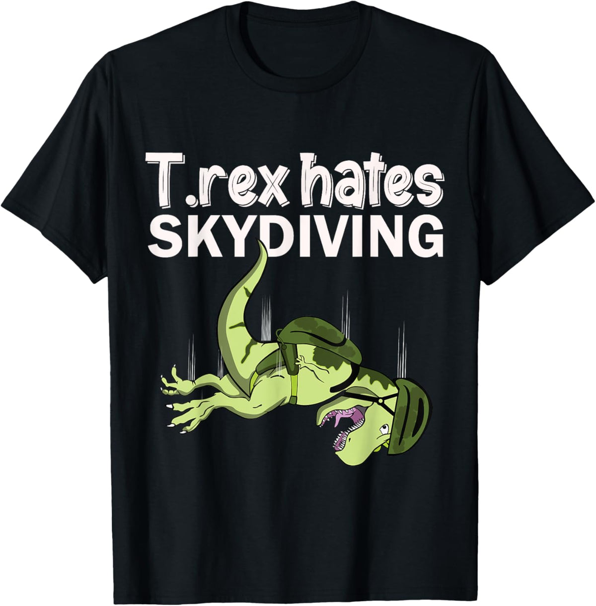 Skydiving Suits For Men Parachute Skydive Gear Gifts T Rex T-Shirt