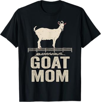 Funny Goat Mom I Love My Goat Retro Vintage Goat Lover Gift T-Shirt
