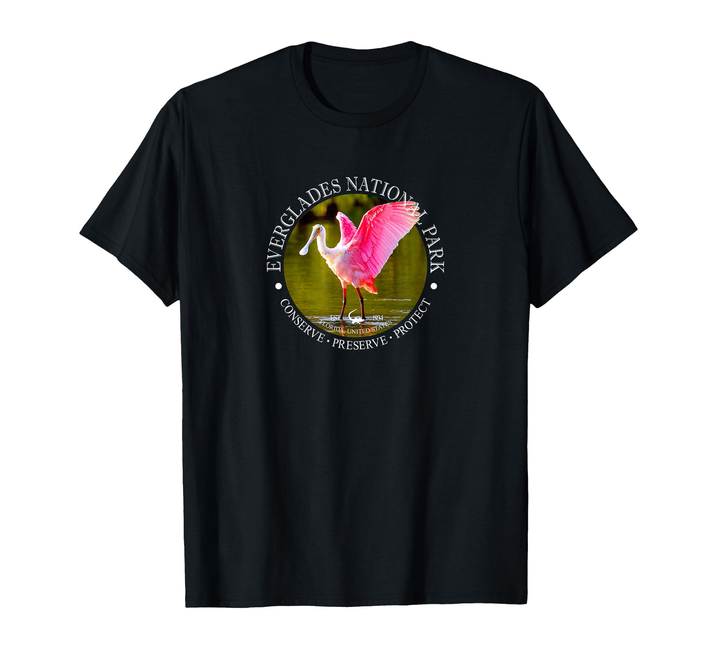 Everglades National Park Tee for Spoonbill Lovers T-Shirt
