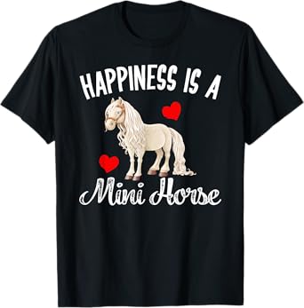 Miniature Horse Gifts Mini Horse Shirt Pet Horse Lovers T-Shirt