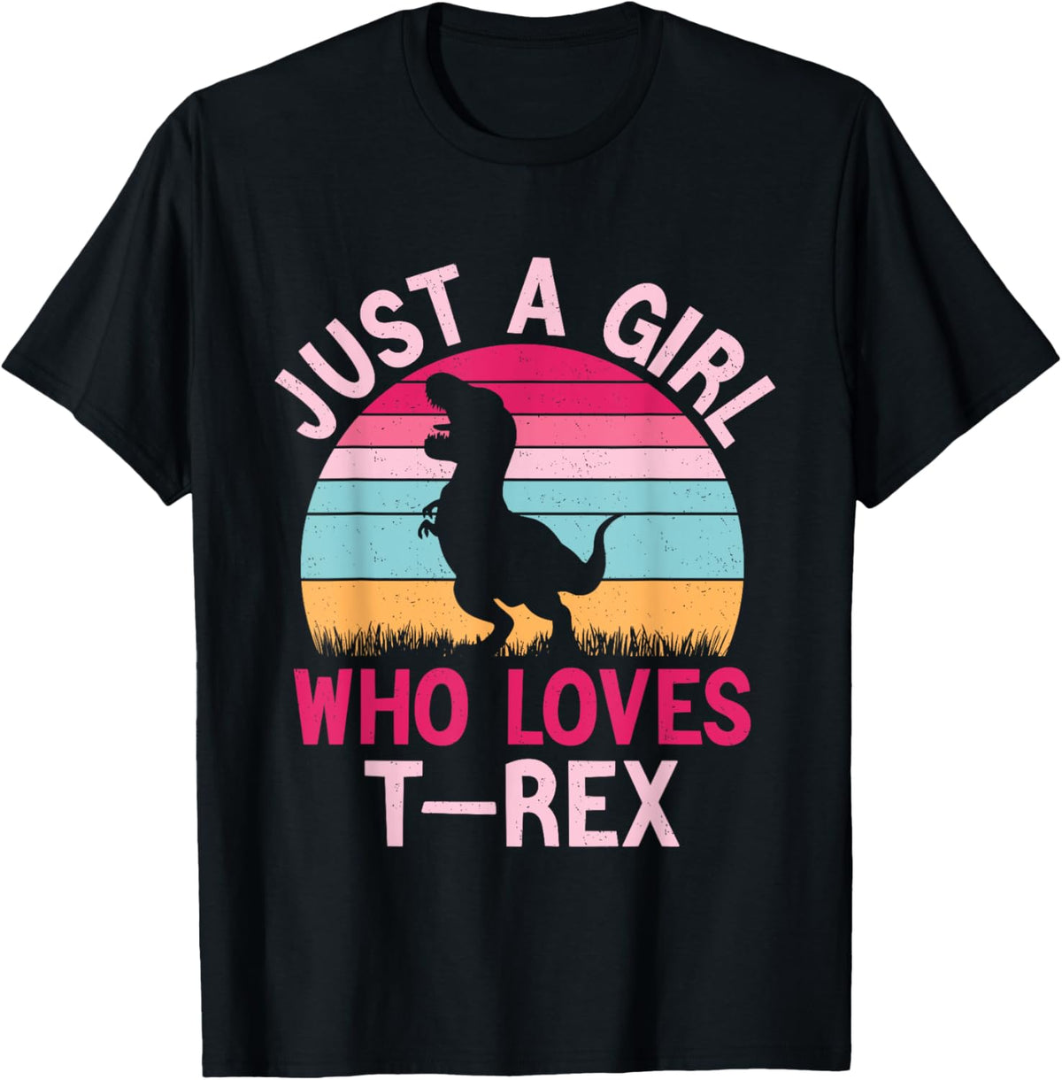 Women Dinosaur Shirt For Girls Just A Girl Who Loves T-Rex T-Shirt