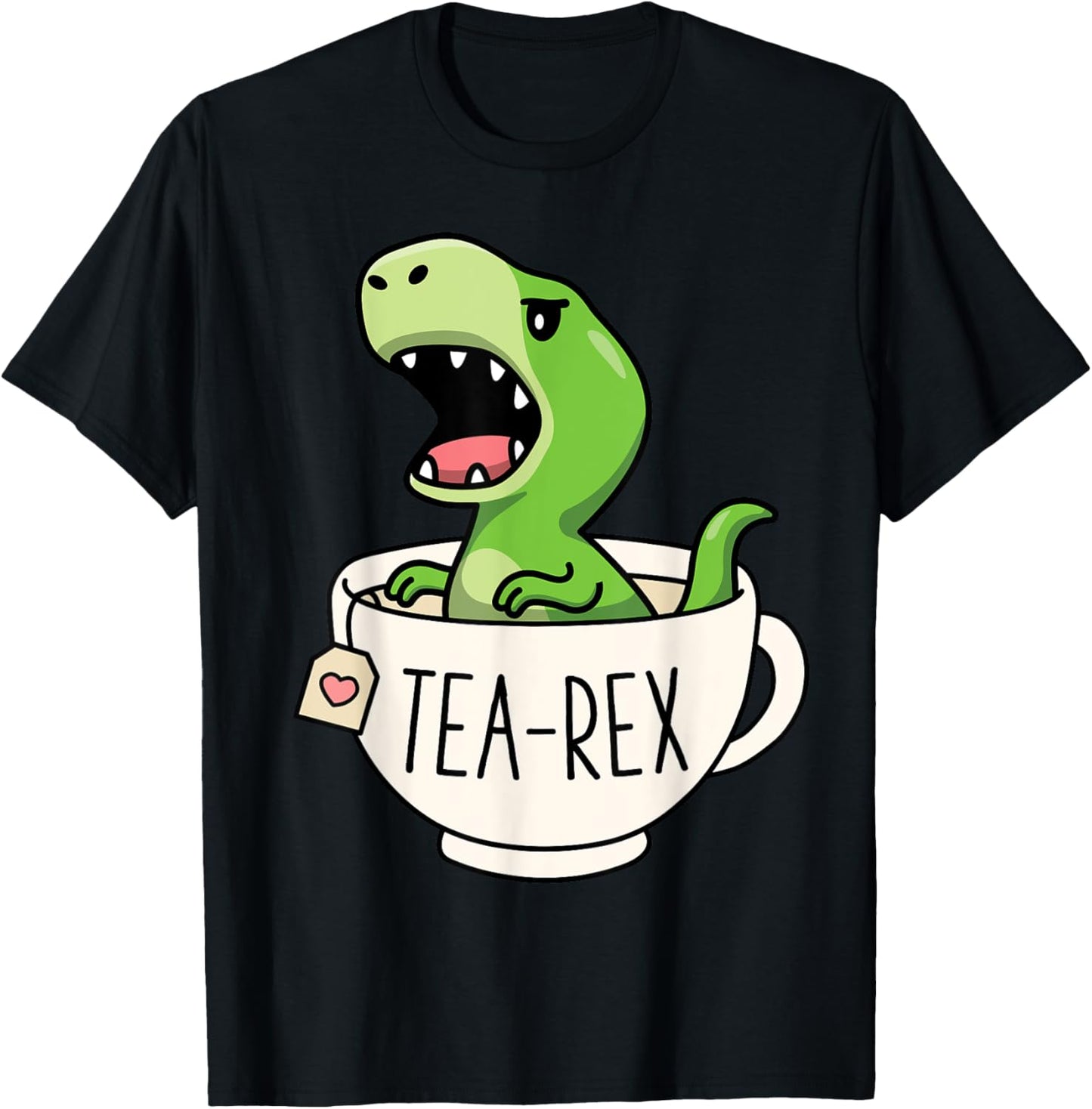 Tea-Rex Cute T-Rex Dinosaur Lover Kawaii Funny Dino Pun T-Shirt