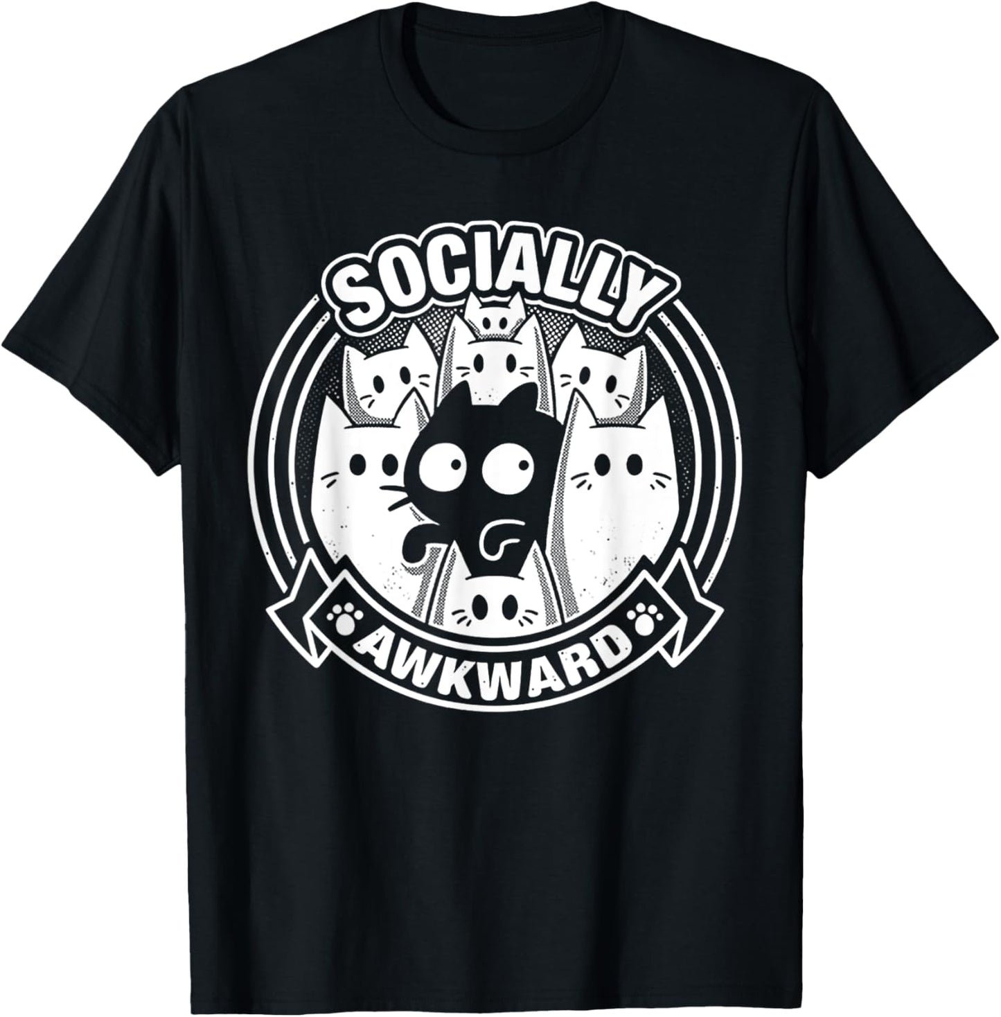 Socially Awkward Cat T-Shirt
