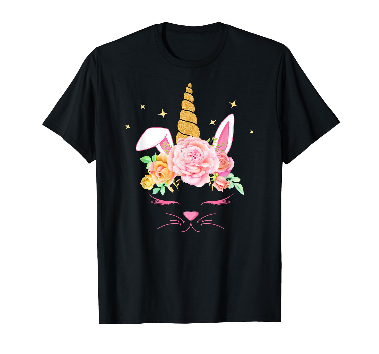 Bunnycorn Unicorn Bunny Funny Easter T-Shirt For Girls T-Shirt